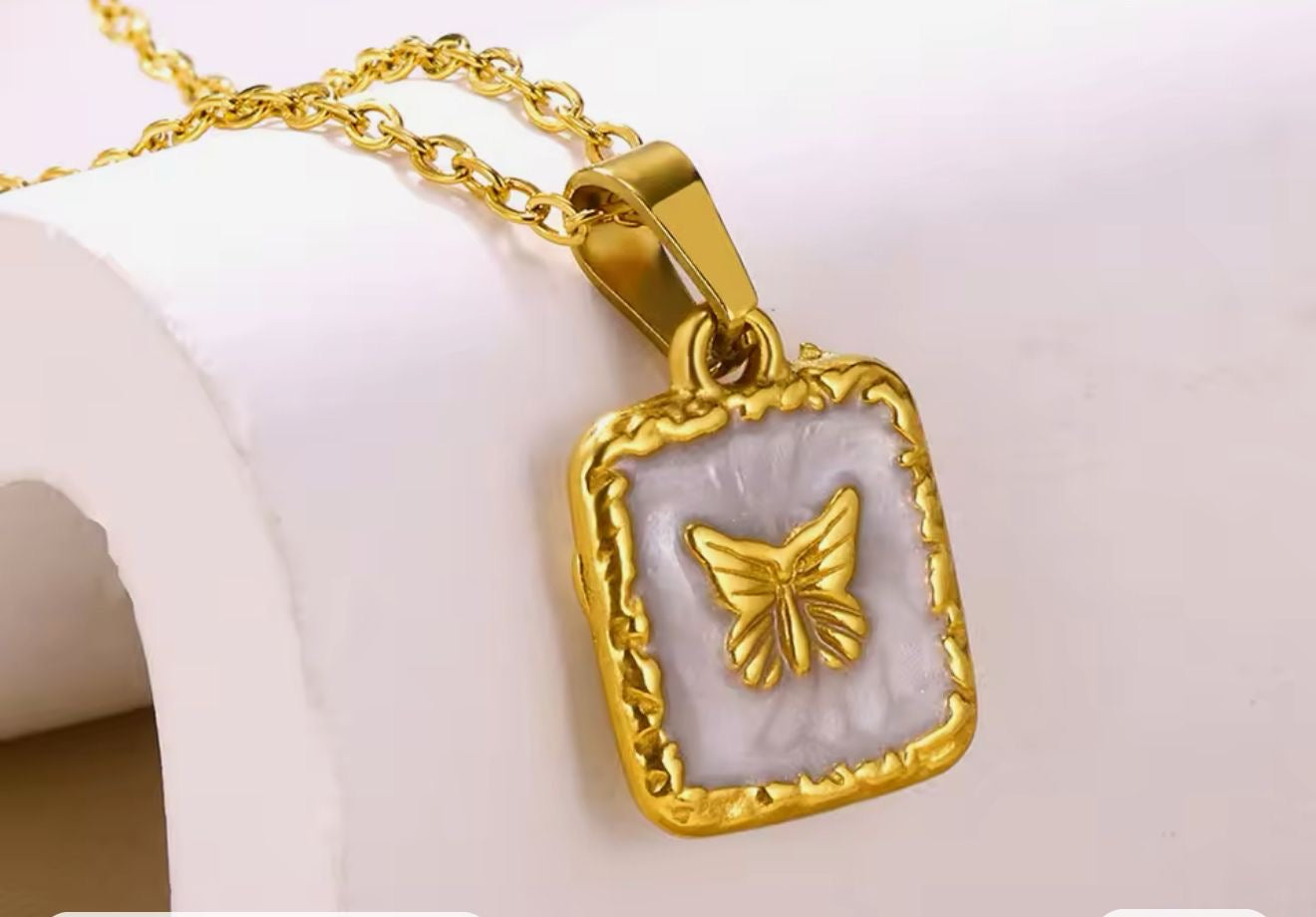 Gold Butterfly Necklace